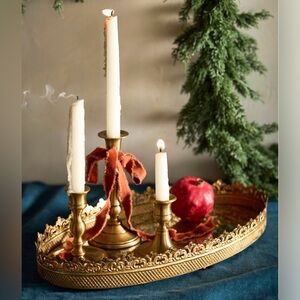 Anthropologie Terrain Antique Mirrored Tray NEW